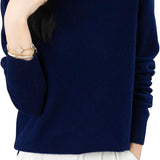 100% Merino Wool Seamless Turtleneck Sweater