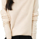 100% Merino Wool Seamless Turtleneck Sweater