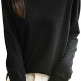 100% Merino Wool Turtleneck Travel Tee Sweater