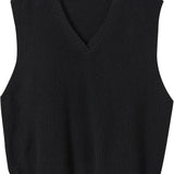 100% Merino Wool V-Neck Sweater Vest