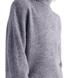 Chłopcy & Dziewczęcy sweter z golfem ze 100% wełny merynosów