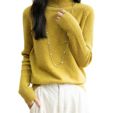 100% Merino Wool Raglan Turtleneck Sweater