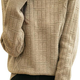 100% Merino Wool Crewneck Pullover Sweater