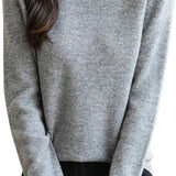 100% Merino Wool Seamless Turtleneck Sweater