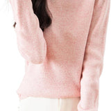 100% Merino Wool Seamless Ribbed Mockneck Sweater