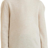 Chanyarn Girls 100%Merino Wool Seater 2025秋の冬の子供たちのクルーネック温かい柔らかい長袖ニットプルオーバージャンパー