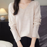 100% Merino Wool V-Neck Sweater