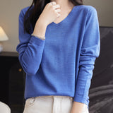 100% Merino Wool V-Neck Sweater