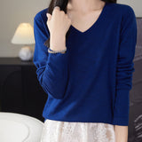 100% Merino Wool V-Neck Sweater