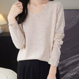 100% Merino Wool V-Neck Sweater