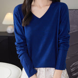 100% Merino Wool V-Neck Sweater