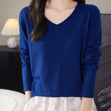 100% Merino Wool V-Neck Sweater