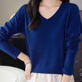 100% Merino Wool V-Neck Sweater