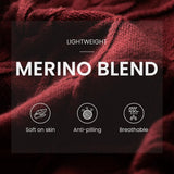 Merino Wool Cable Knit Sweater Vest