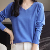 100% Merino Wool V-Neck Sweater