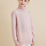 Chanyarn Girls 100%Merino Wool Seater 2025秋の冬の子供たちのクルーネック温かい柔らかい長袖ニットプルオーバージャンパー