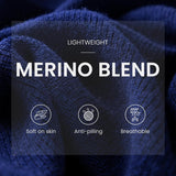Micchiati di oversize di lana merino da donna 2025 Autunno inverno alla moda alla moda Turtleneck manica a pipistrella maglione