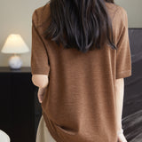 100% Merino Wool Turtleneck Tee Shirt Sweater
