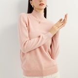 Mongolian Cashmere Mockneck Sweater