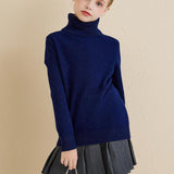 Chanyarn Girls 100%Merino Wool Seater 2025秋の冬の子供たちのクルーネック温かい柔らかい長袖ニットプルオーバージャンパー