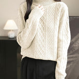 100% Merino Wool Turtleneck Sweater