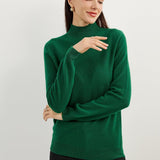 Mongolian Cashmere Mockneck Sweater