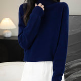 100% Merino Wool Seamless Turtleneck Sweater