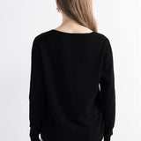 Mongolian V-Neck Knitted Cashmere Cardigan
