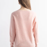 Mongolian V-Neck Knitted Cashmere Cardigan