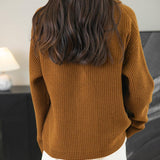 Chanyarn Women's 100%Merino Wool Seater2025秋冬vネックラペルボタンダウン長袖ニットカーディガンポケット