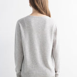 Mongolian V-Neck Knitted Cashmere Cardigan