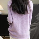 100% Merino Wool Raglan Turtleneck Sweater