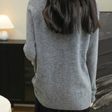 100% Merino Wool Raglan Turtleneck Sweater