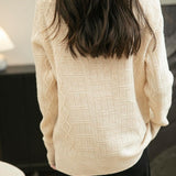 100% Merino Wool Crewneck Pullover Sweater