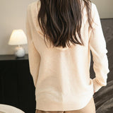 100% Merino Wool Zip Up Hoodie Cardigan
