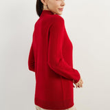 Mongolian Cashmere Mockneck Sweater