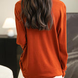 100% Merino Wool Turtleneck Travel Tee Sweater