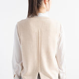 Merino Wool Cable Knit Sweater Vest