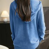 100% Merino Wool Zip Up Hoodie Cardigan
