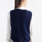Merino Wool Cable Knit Sweater Vest