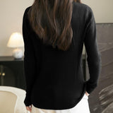 100% Merino Wool Ribbed Crewneck Sweater