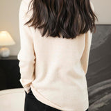 100% Merino Wool Seamless Turtleneck Sweater