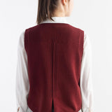 Merino Wool Cable Knit Sweater Vest