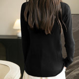 100% Merino Wool Ribbed Turtleneck Sweater