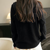 100% Merino Wool Zip Up Hoodie Cardigan