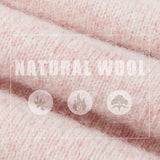 100% Merino Wool Raglan Turtleneck Sweater