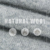 100% Merino Wool Raglan Turtleneck Sweater