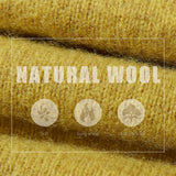 100% Merino Wool Raglan Turtleneck Sweater