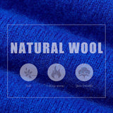 100% Merino Wool Raglan Turtleneck Sweater