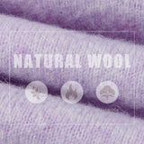 100% Merino Wool Raglan Turtleneck Sweater